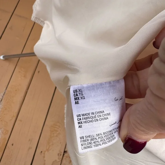 And Now This Women's Corduroy Cream Color 2 Button Blazer With Pockets Size XL - Picture 7 of 12